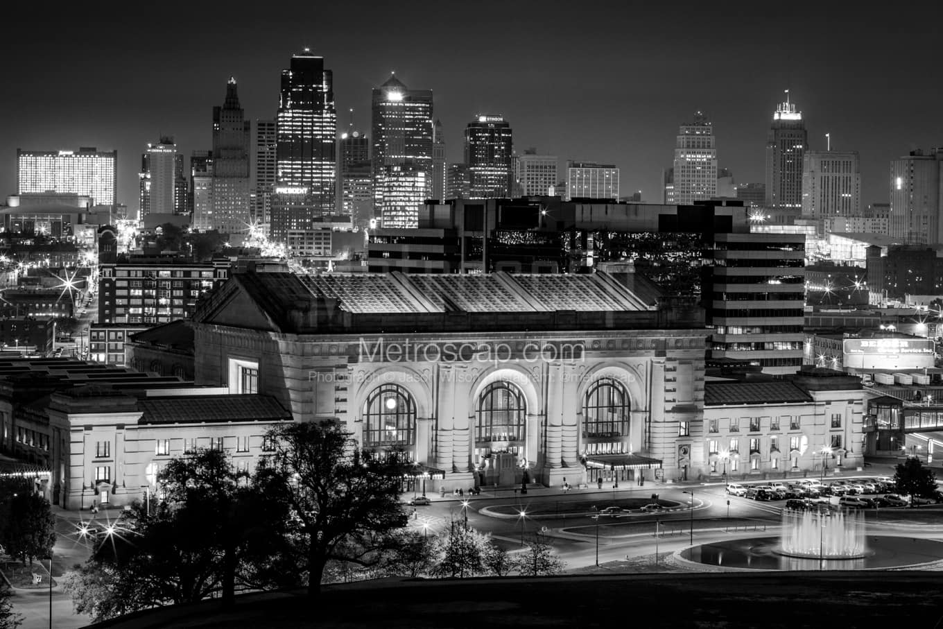Black & White Kansas City Architecture Pictures