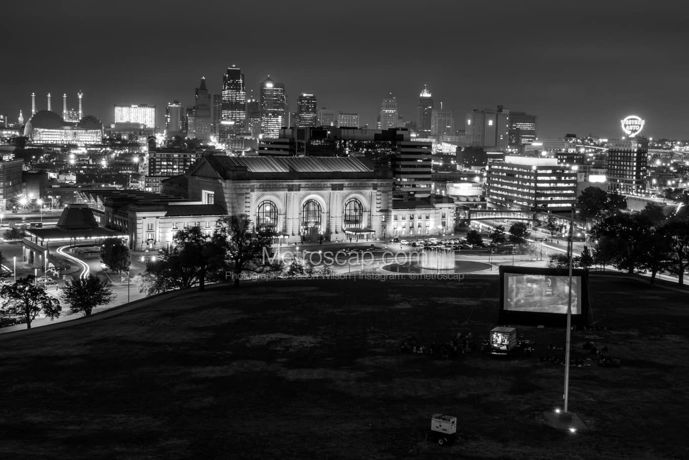 Black & White Kansas City Architecture Pictures