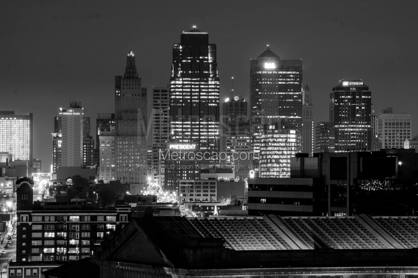 Black & White Kansas City Architecture Pictures