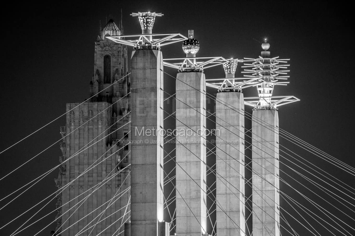 Black & White Kansas City Architecture Pictures