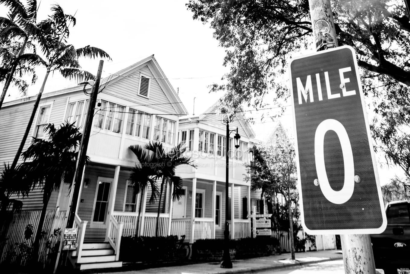 Black & White Key West Architecture Pictures