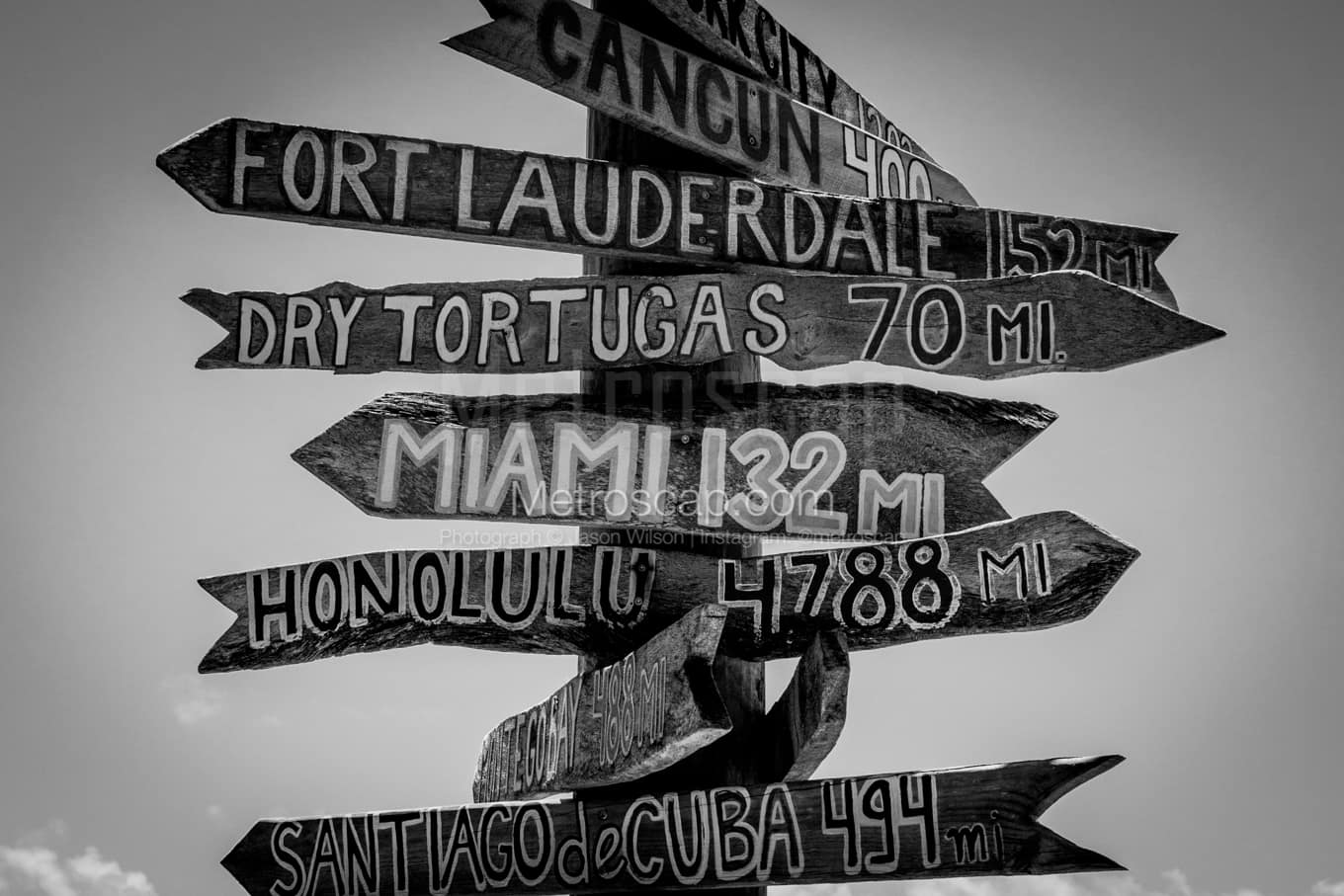 Black & White Key West Architecture Pictures