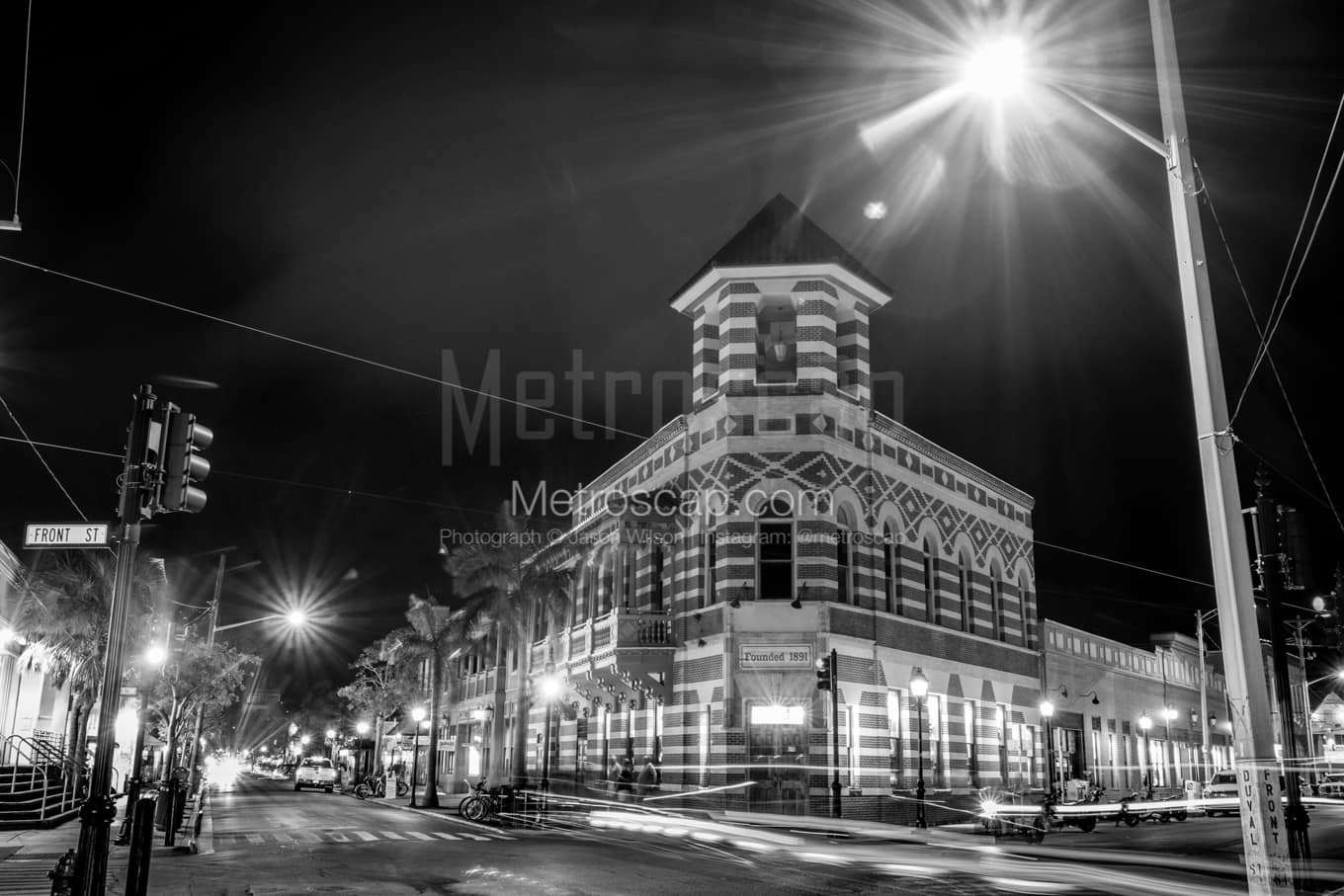 Black & White Key West Architecture Pictures