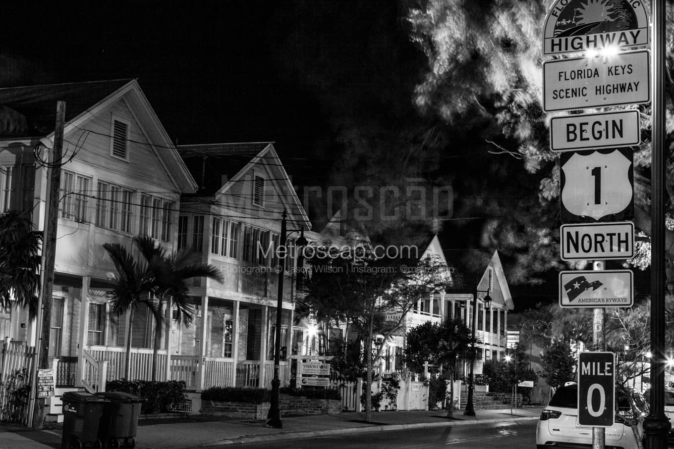 Black & White Key West Architecture Pictures