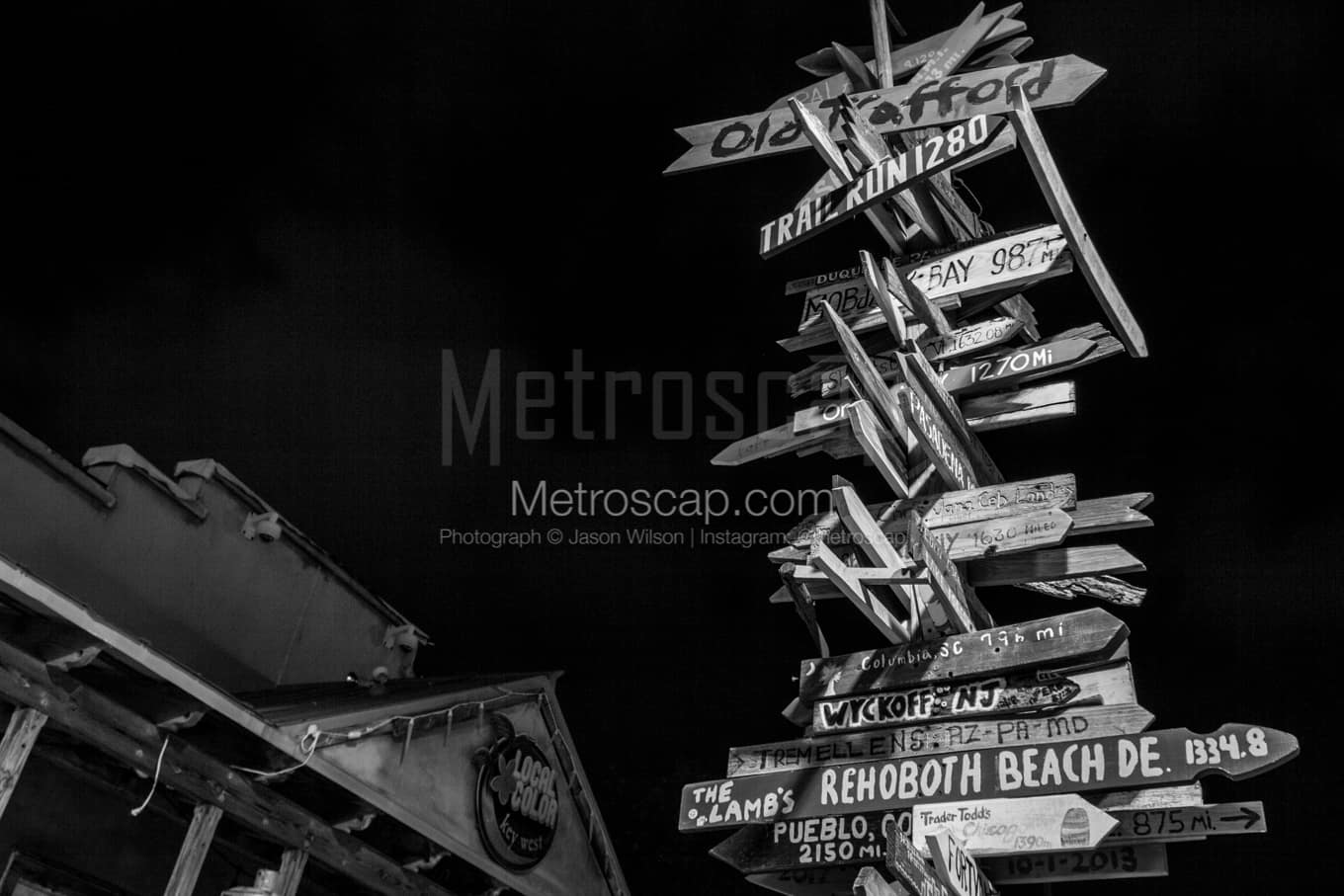 Black & White Key West Architecture Pictures