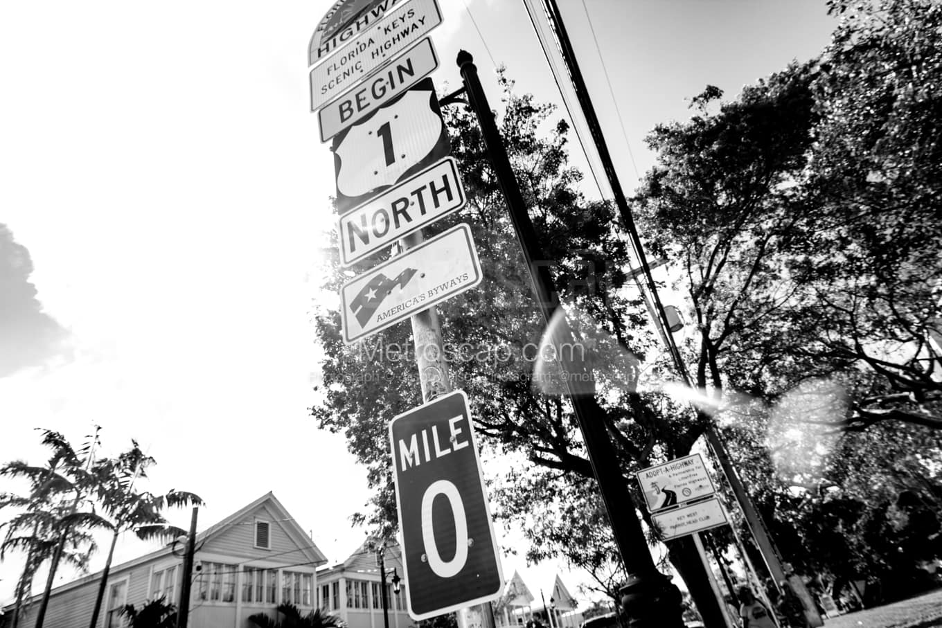 Black & White Key West Architecture Pictures