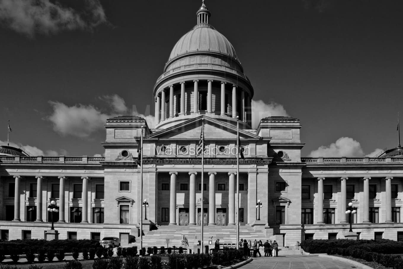 Black & White Little Rock Architecture Pictures