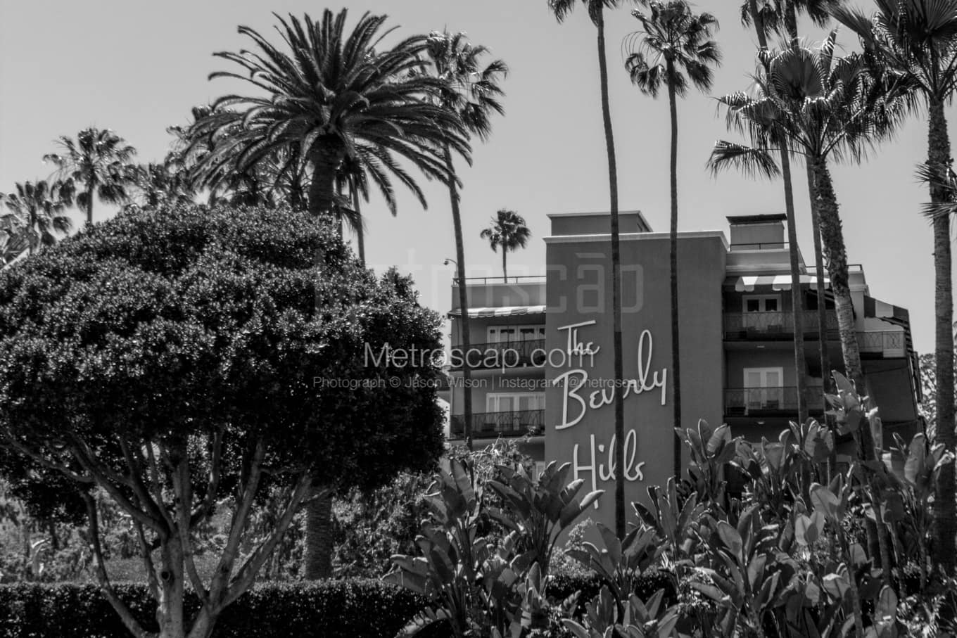 Black & White Los Angeles Architecture Pictures