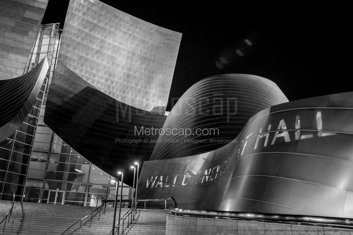 Black & White Los Angeles Architecture Pictures