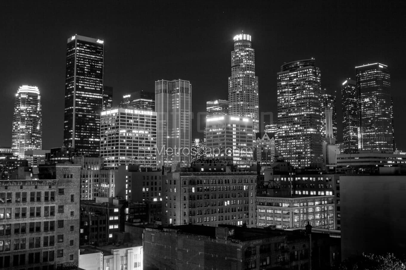 Black & White Los Angeles Architecture Pictures