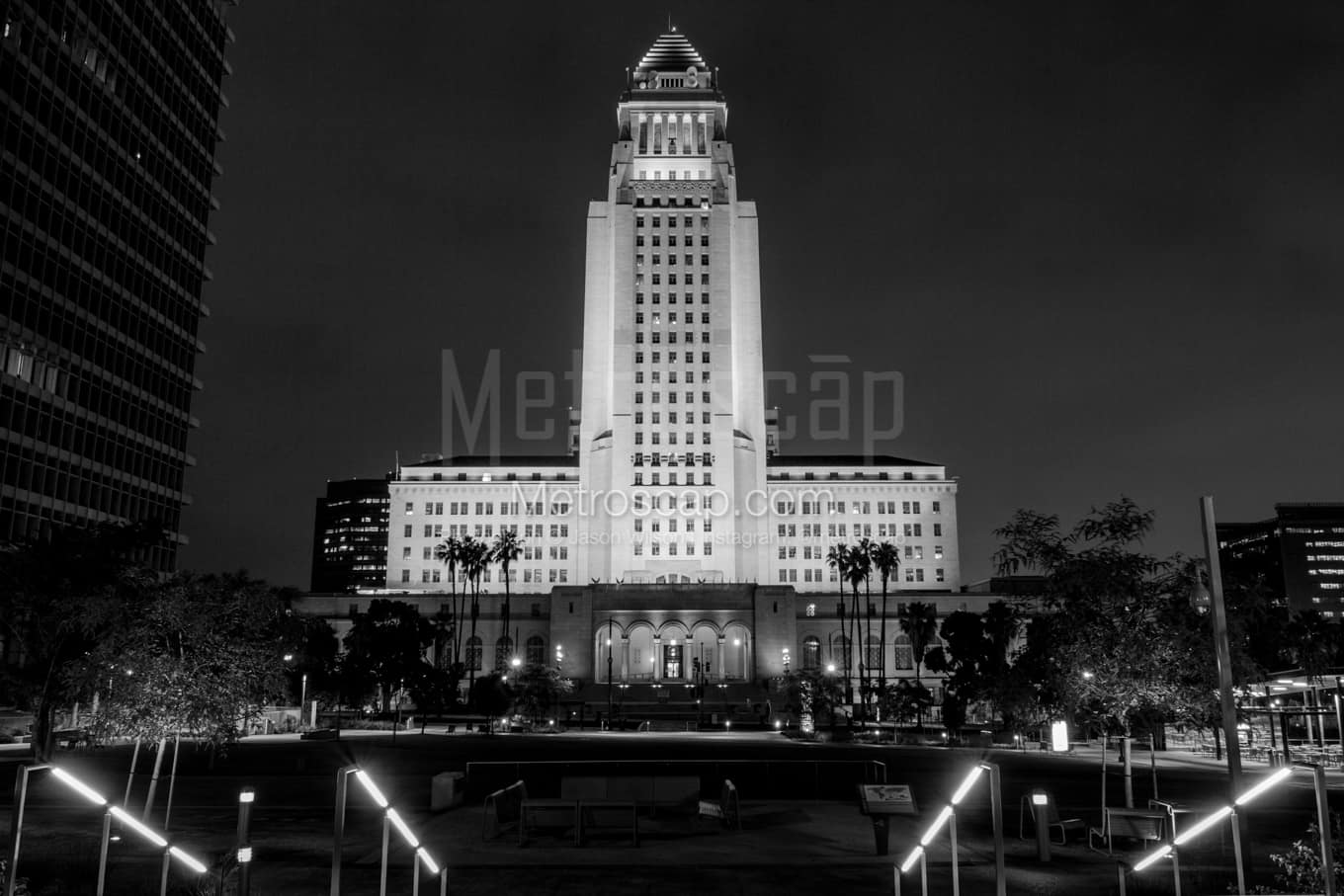 Black & White Los Angeles Architecture Pictures