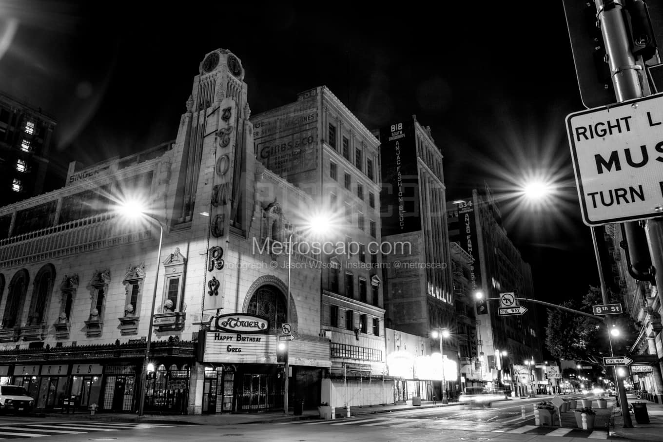 Black & White Los Angeles Architecture Pictures