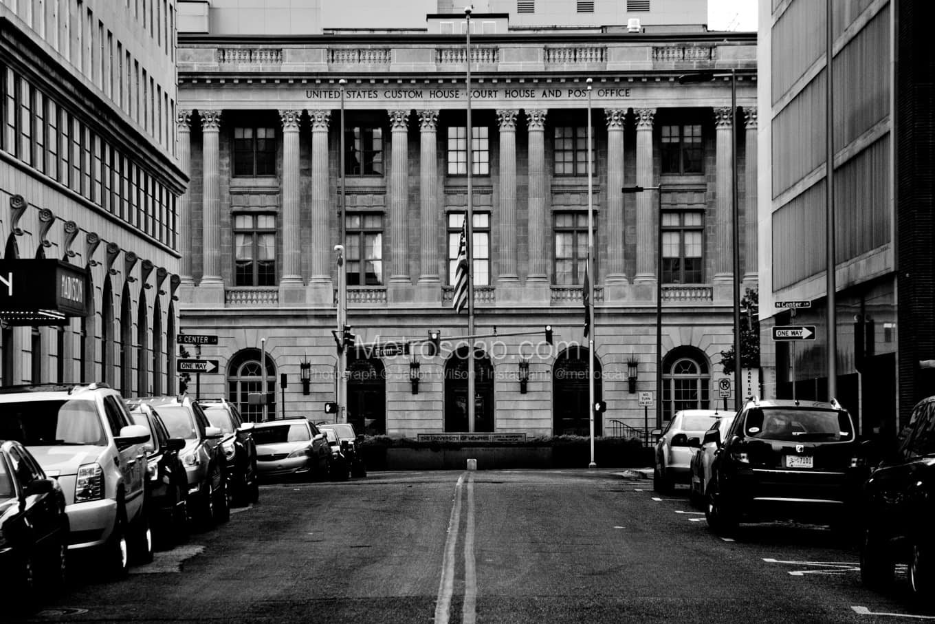 Black & White Memphis Architecture Pictures