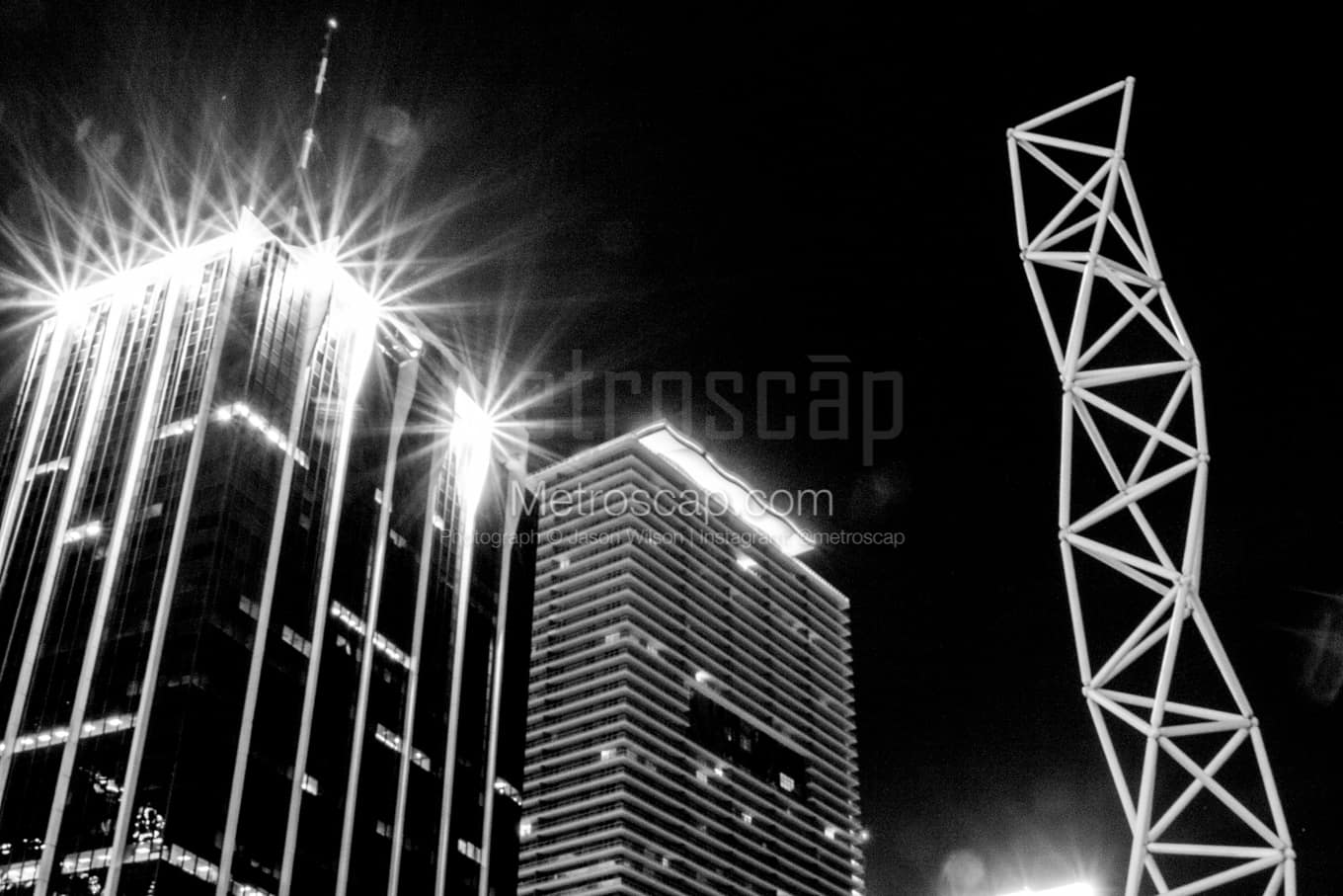 Black & White Miami Architecture Pictures