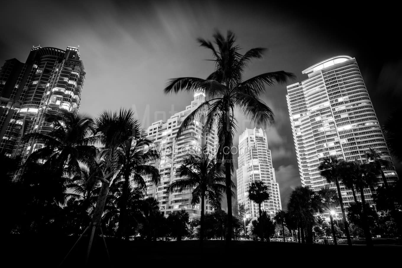 Black & White Miami Architecture Pictures