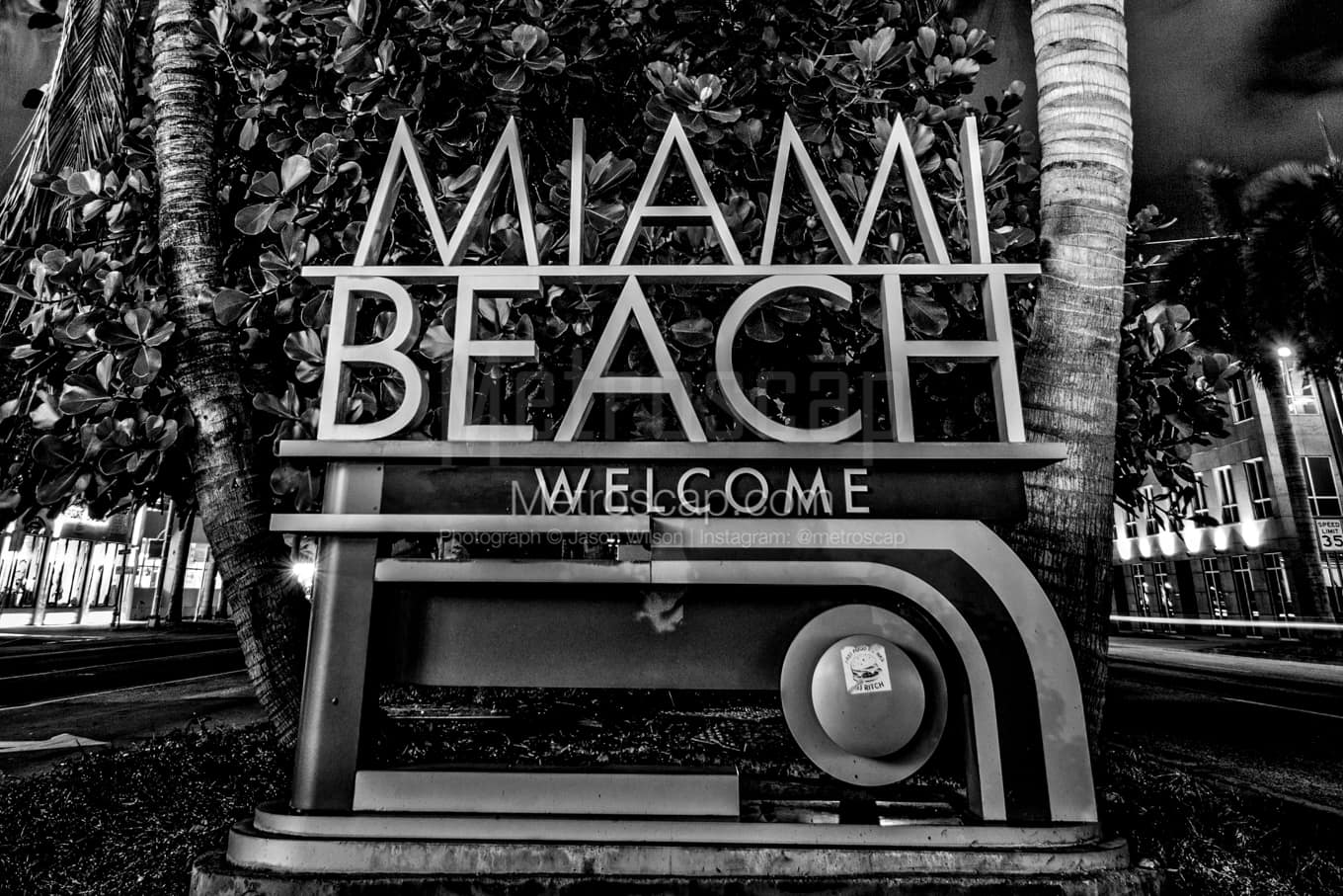 Black & White Miami Architecture Pictures