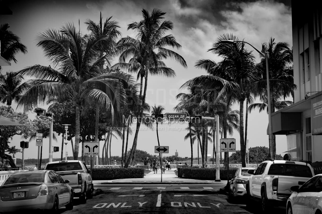 Black & White Miami Architecture Pictures