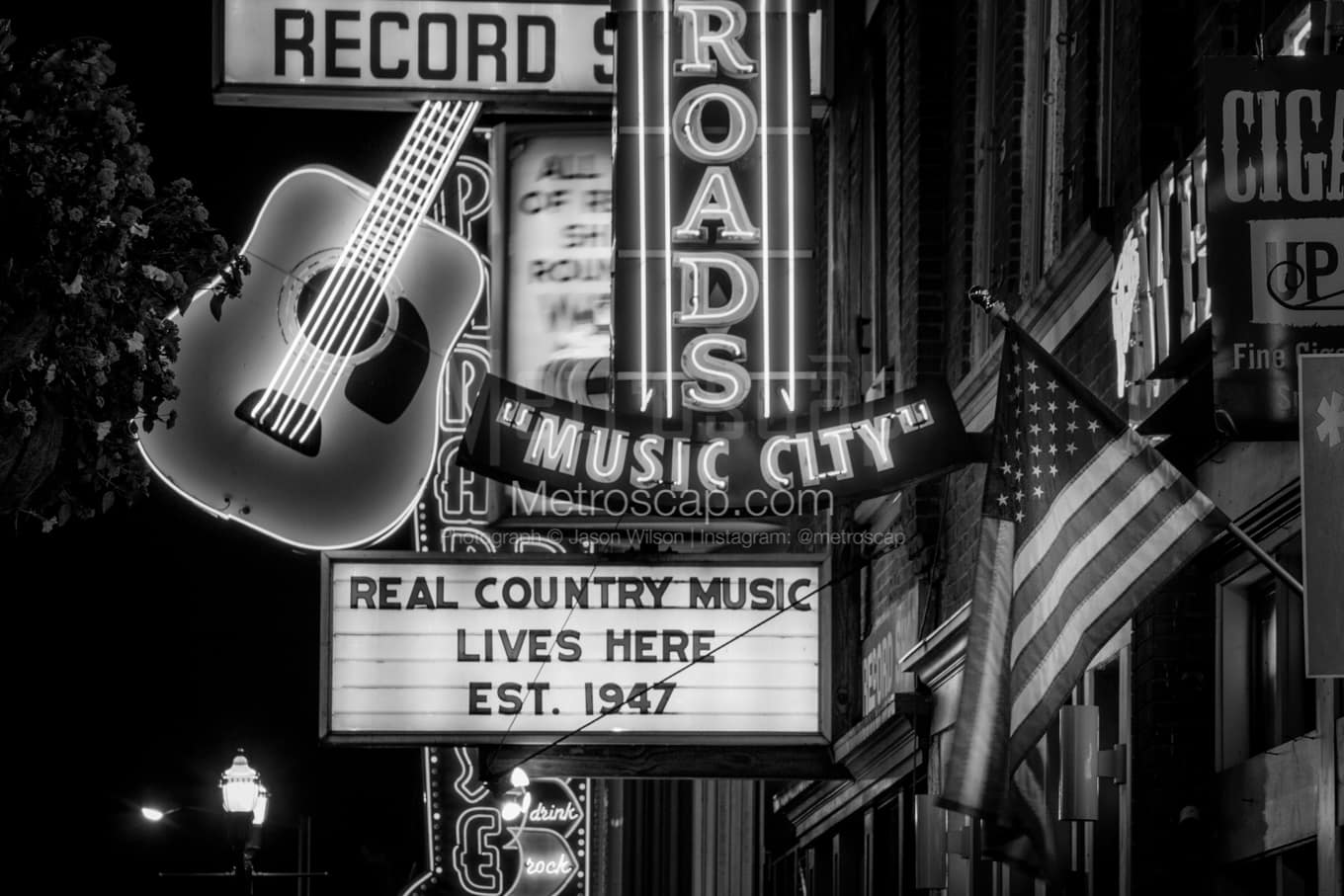 Black & White Nashville Architecture Pictures