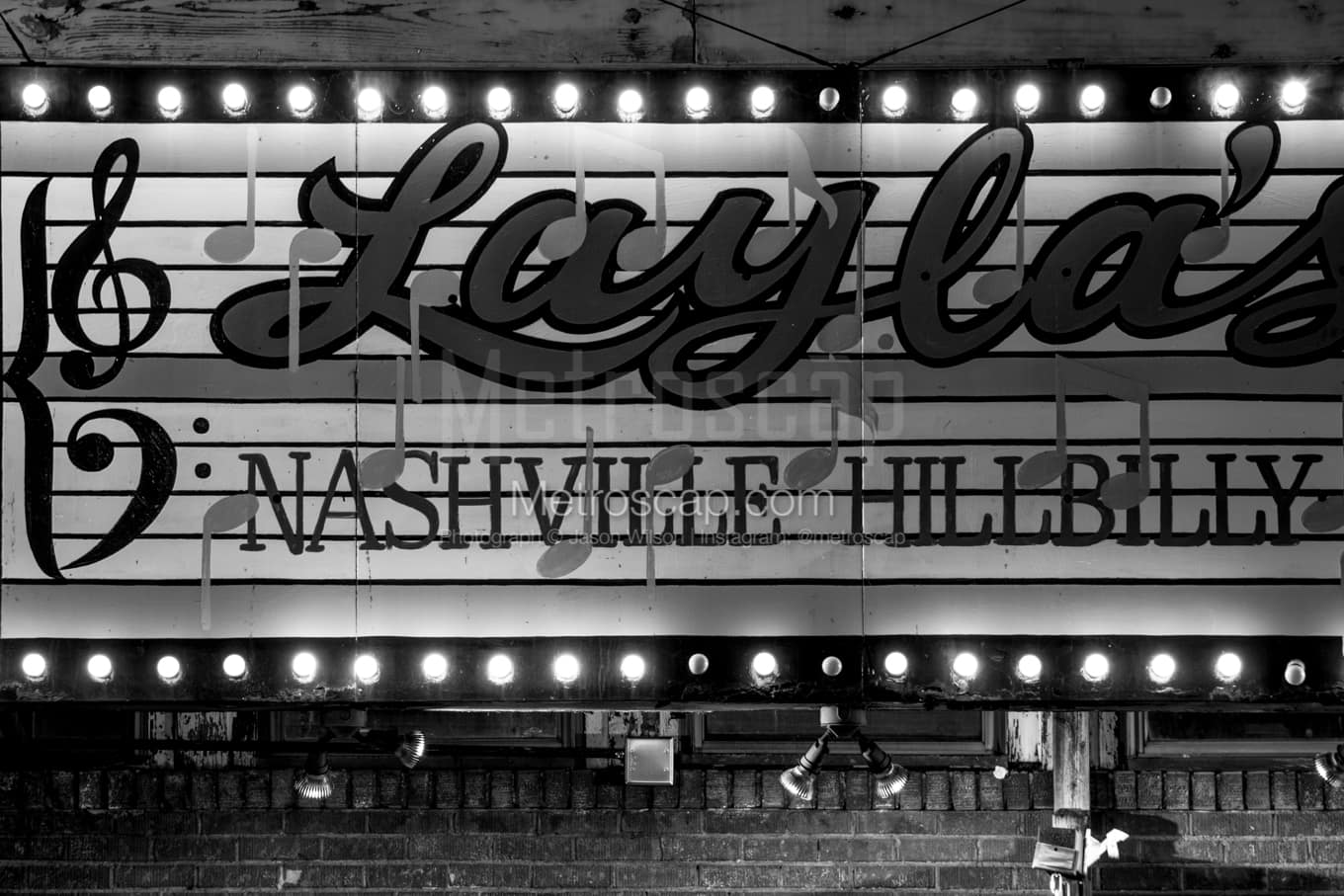Black & White Nashville Architecture Pictures