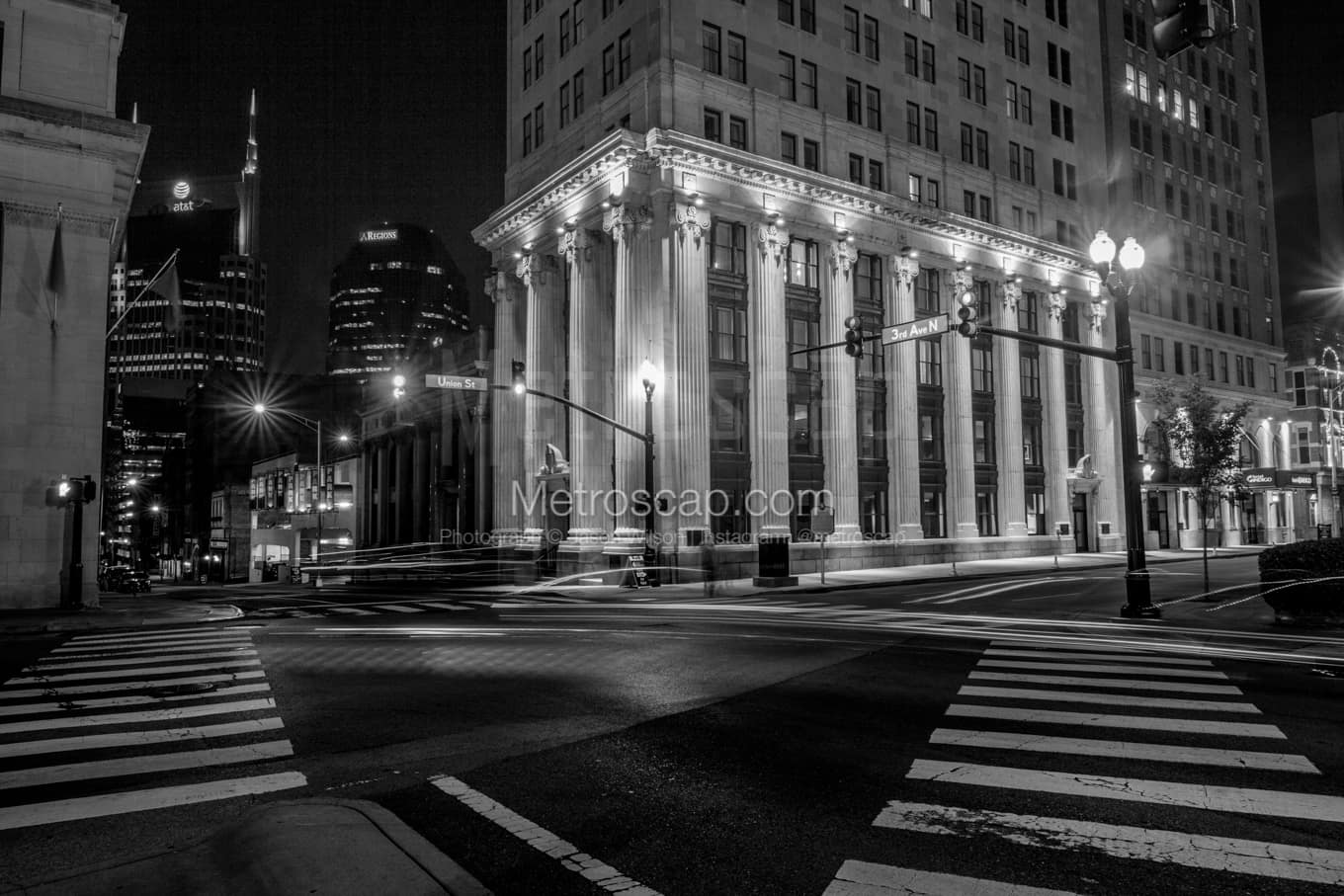 Black & White Nashville Architecture Pictures