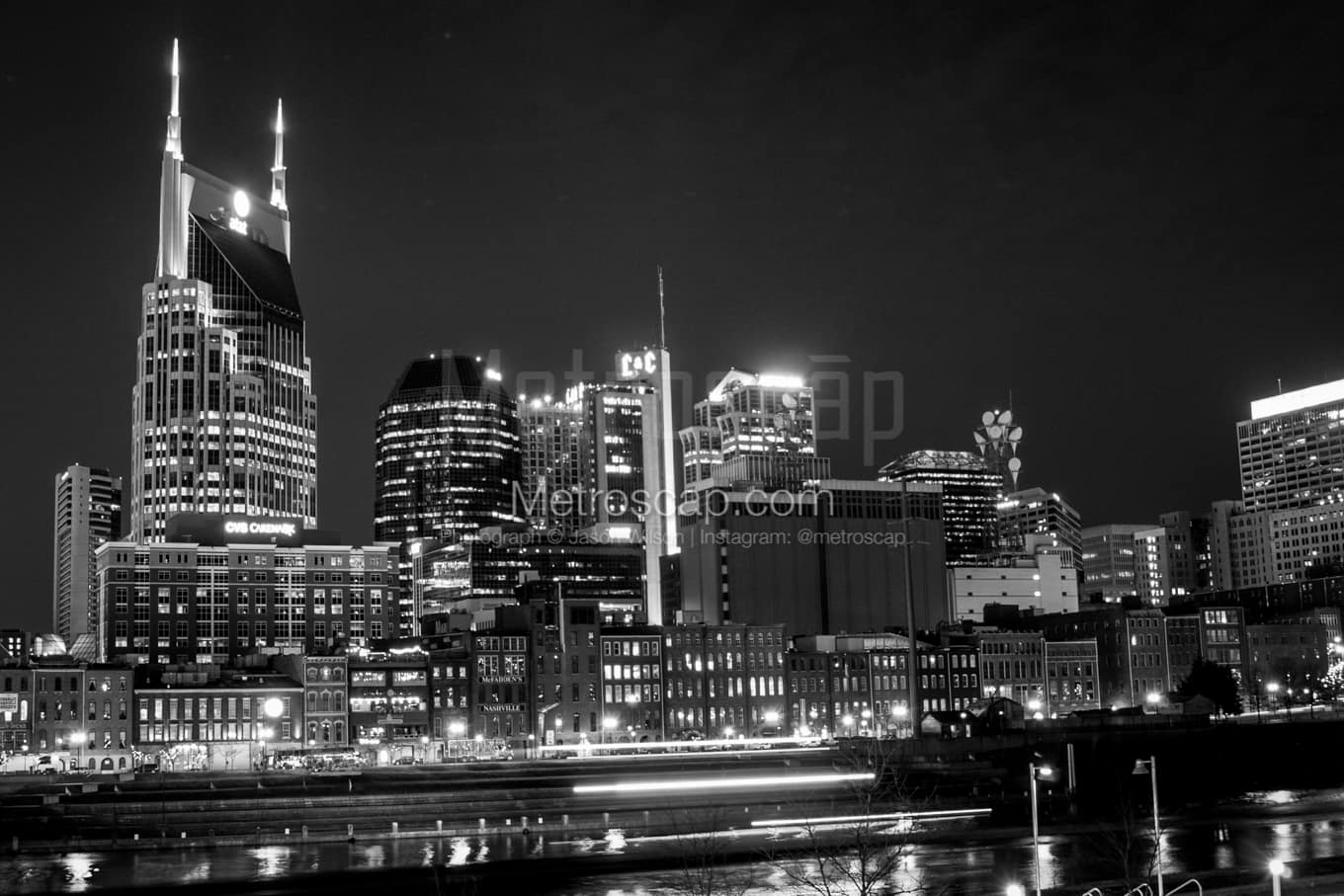 Black & White Nashville Architecture Pictures