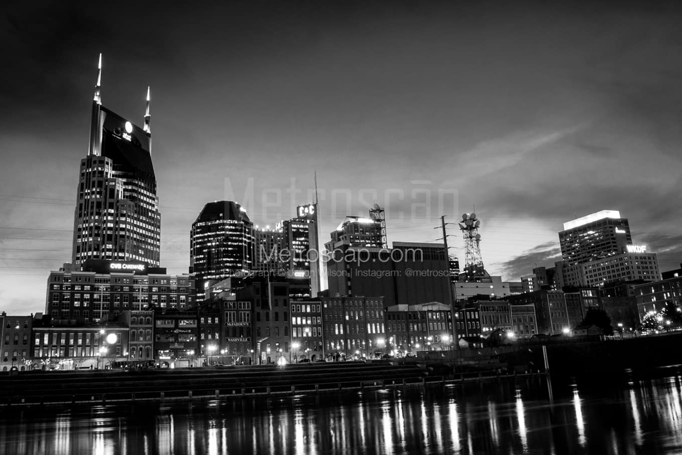 Black & White Nashville Architecture Pictures