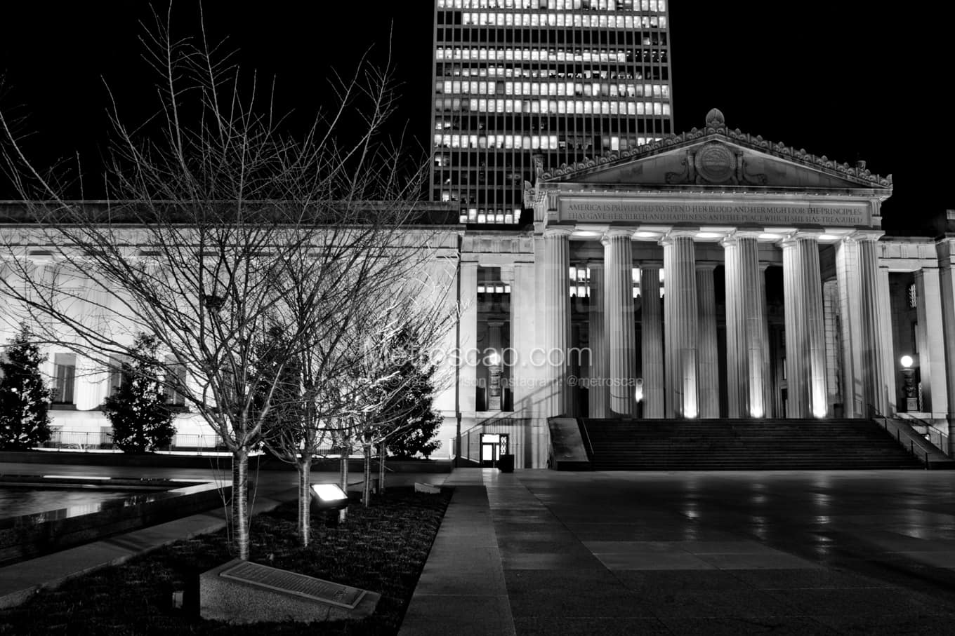 Black & White Nashville Architecture Pictures