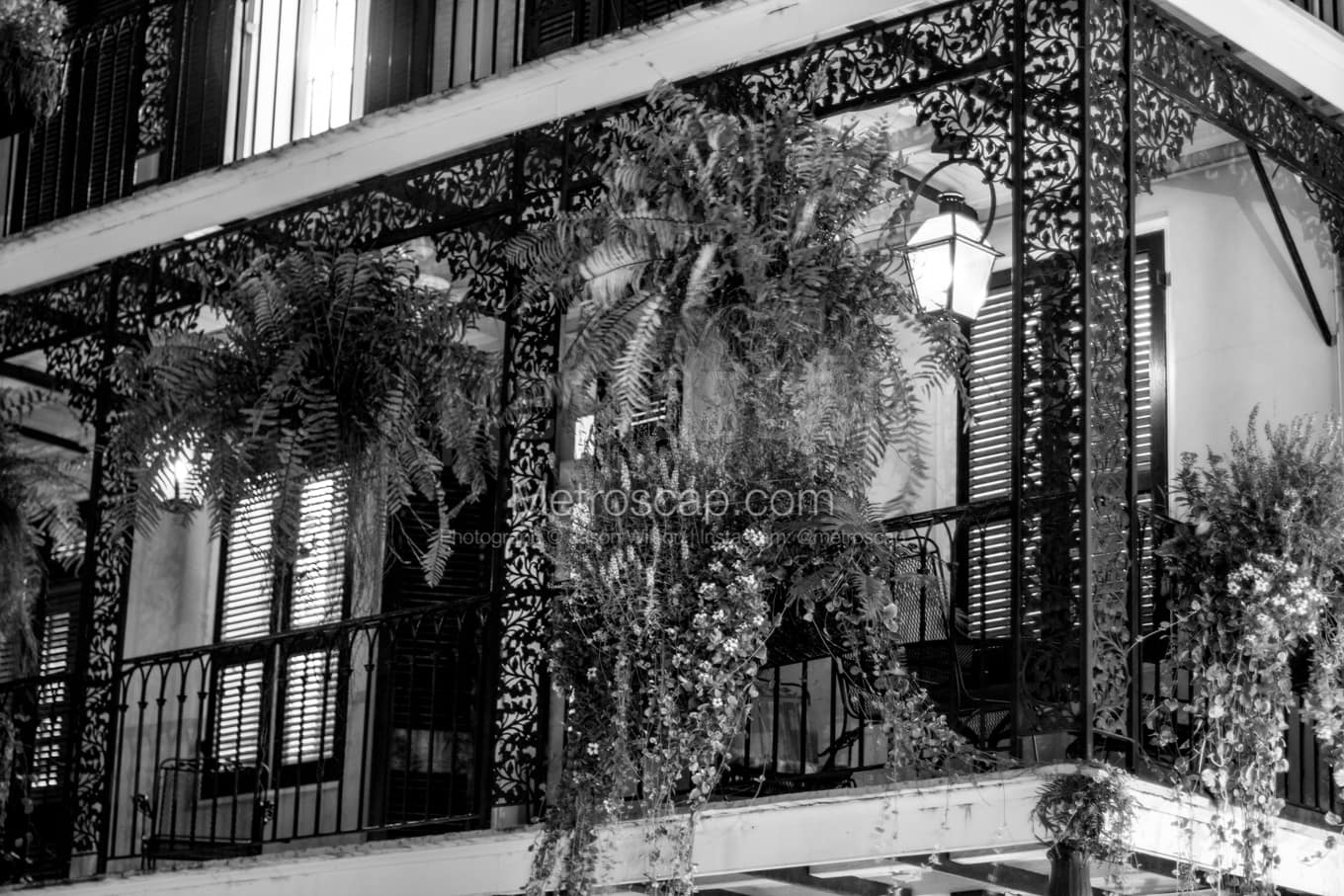 Black & White New Orleans Architecture Pictures