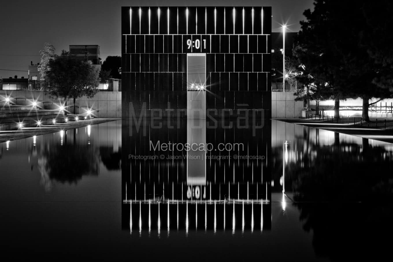 Black & White Oklahoma City Architecture Pictures