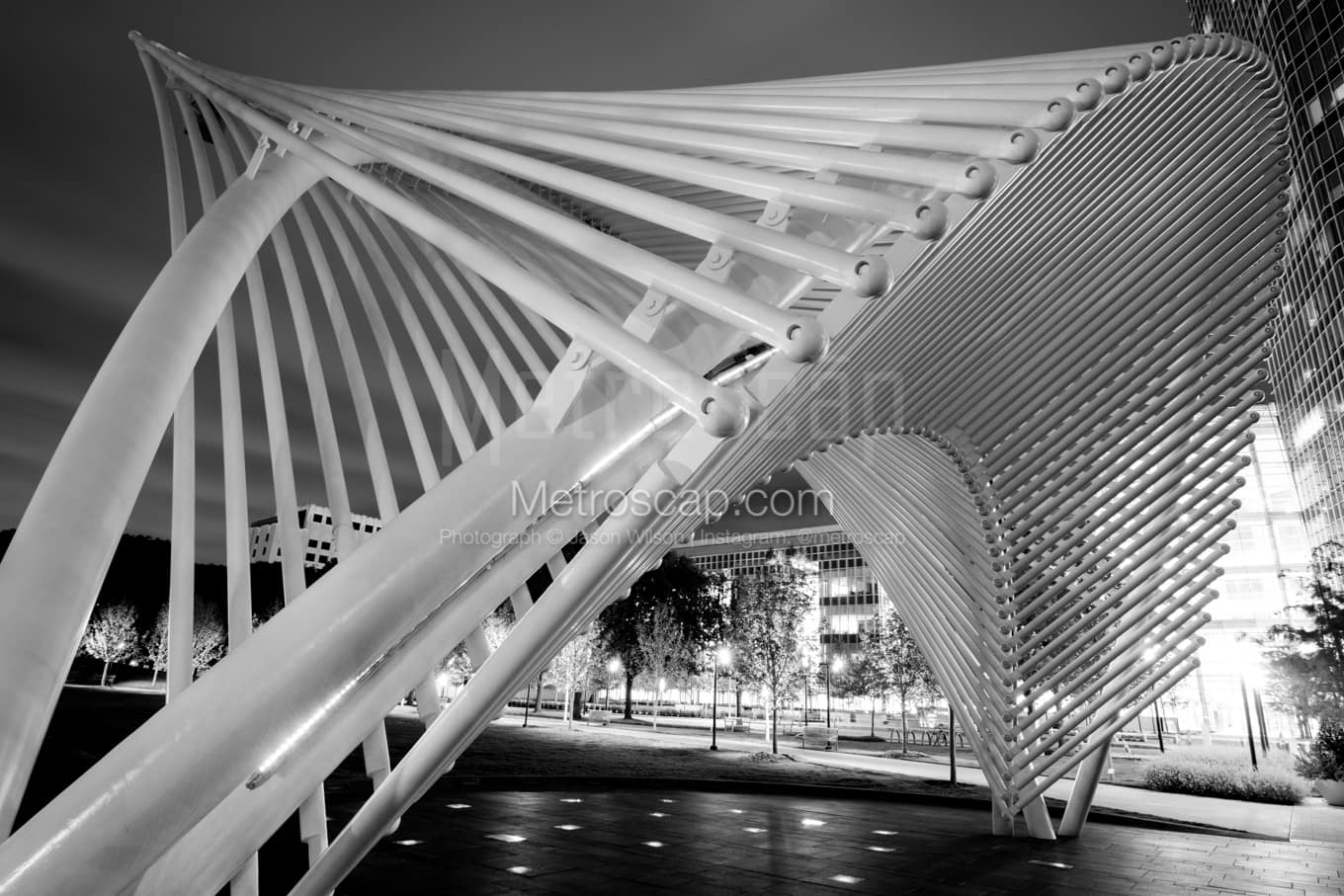 Black & White Oklahoma City Architecture Pictures