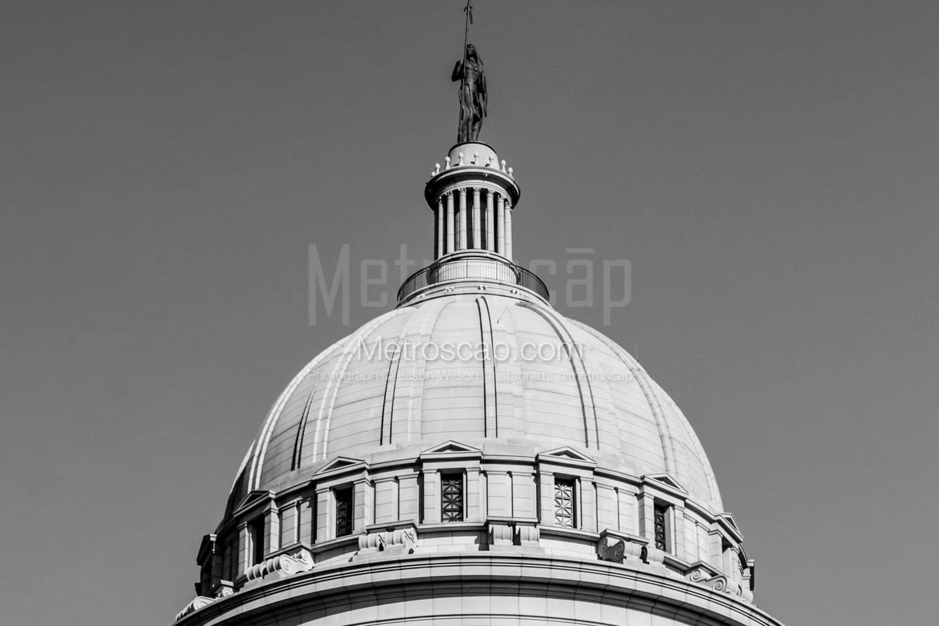 Black & White Oklahoma City Architecture Pictures