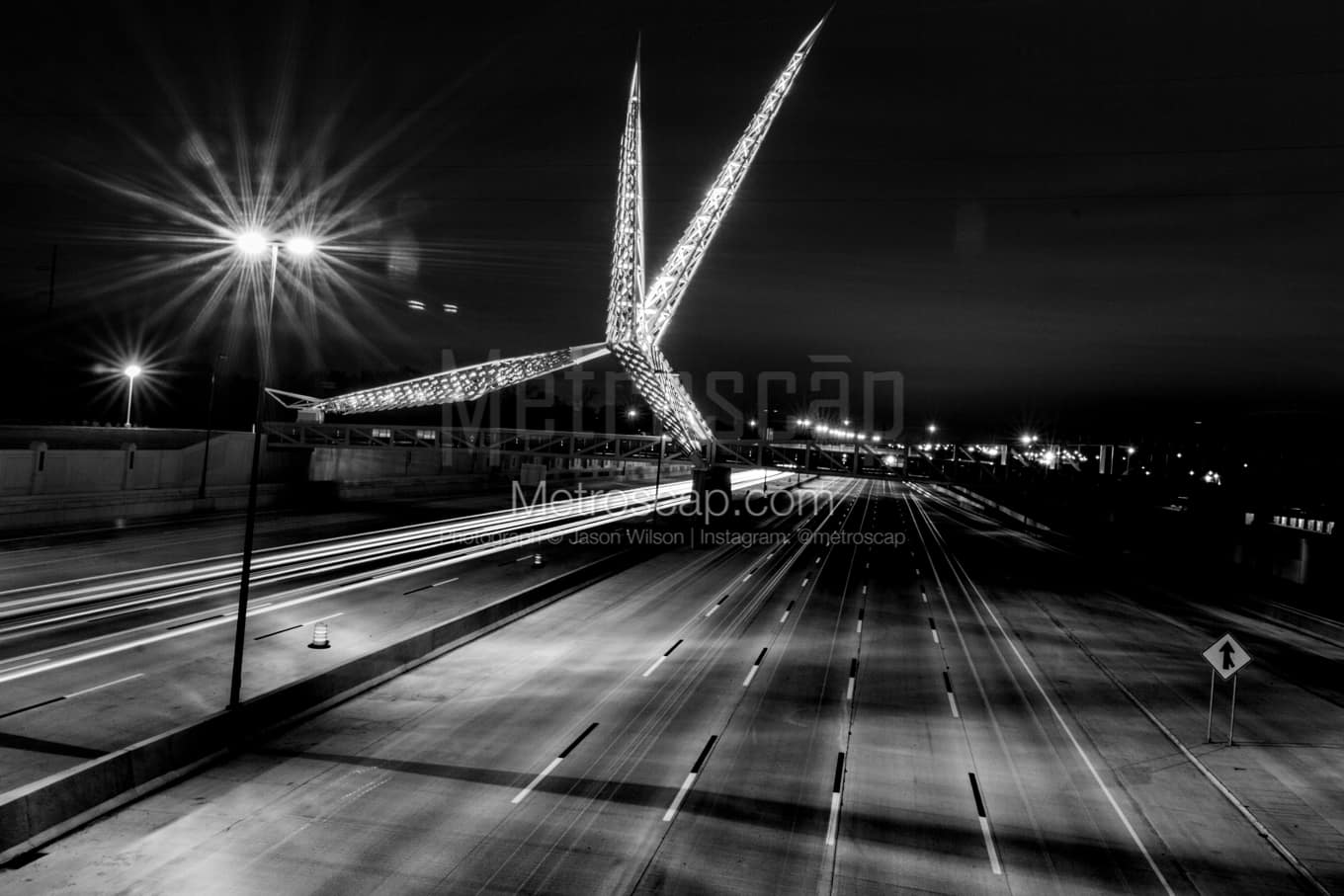 Black & White Oklahoma City Architecture Pictures