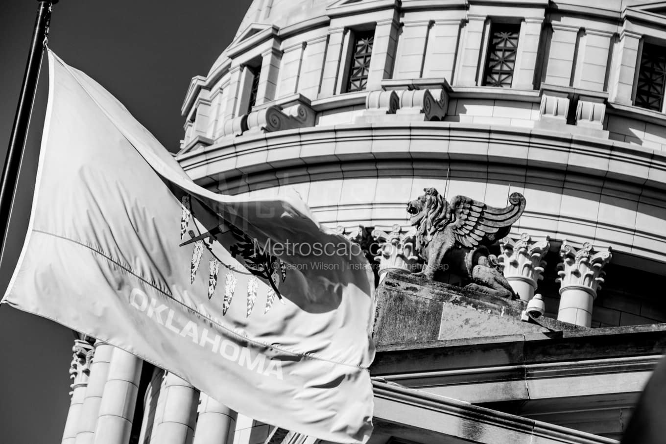 Black & White Oklahoma City Architecture Pictures