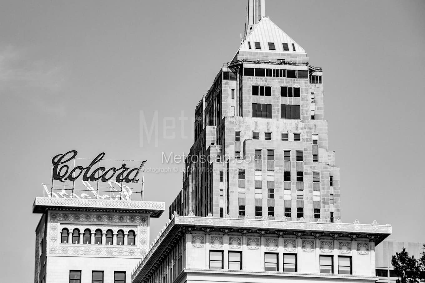 Black & White Oklahoma City Architecture Pictures