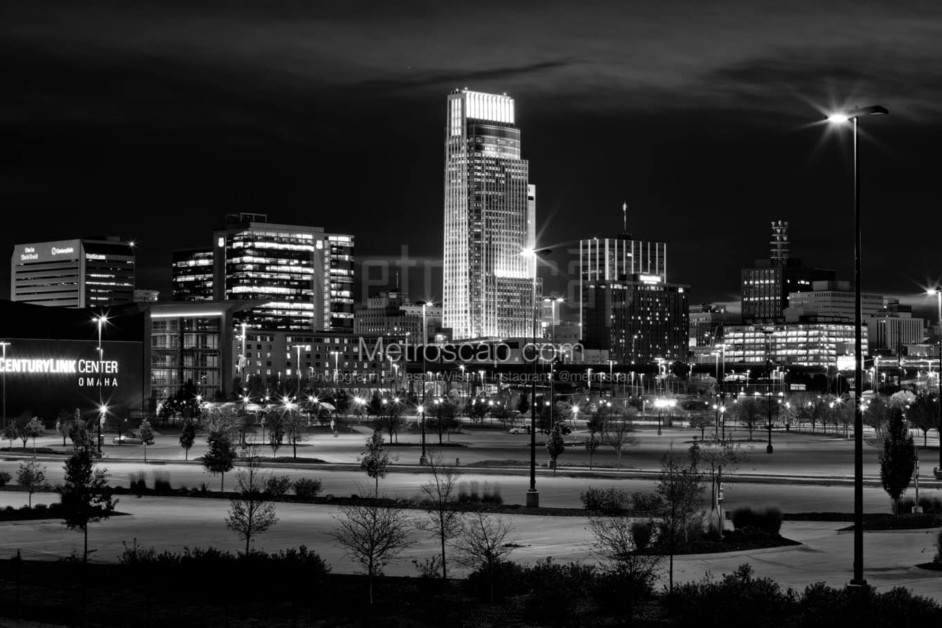 Black & White Omaha Architecture Pictures