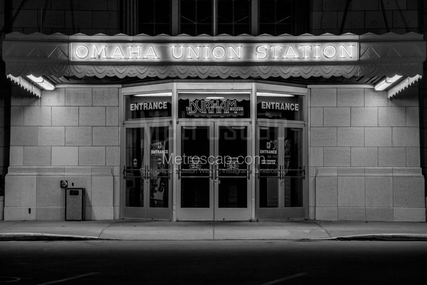 Black & White Omaha Architecture Pictures