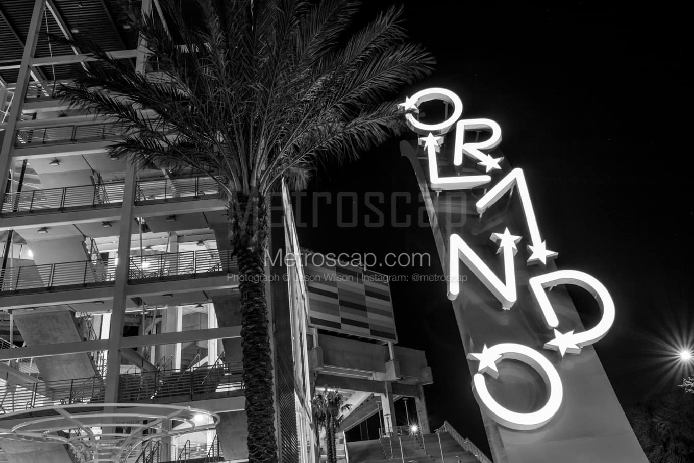 Black & White Orlando Architecture Pictures