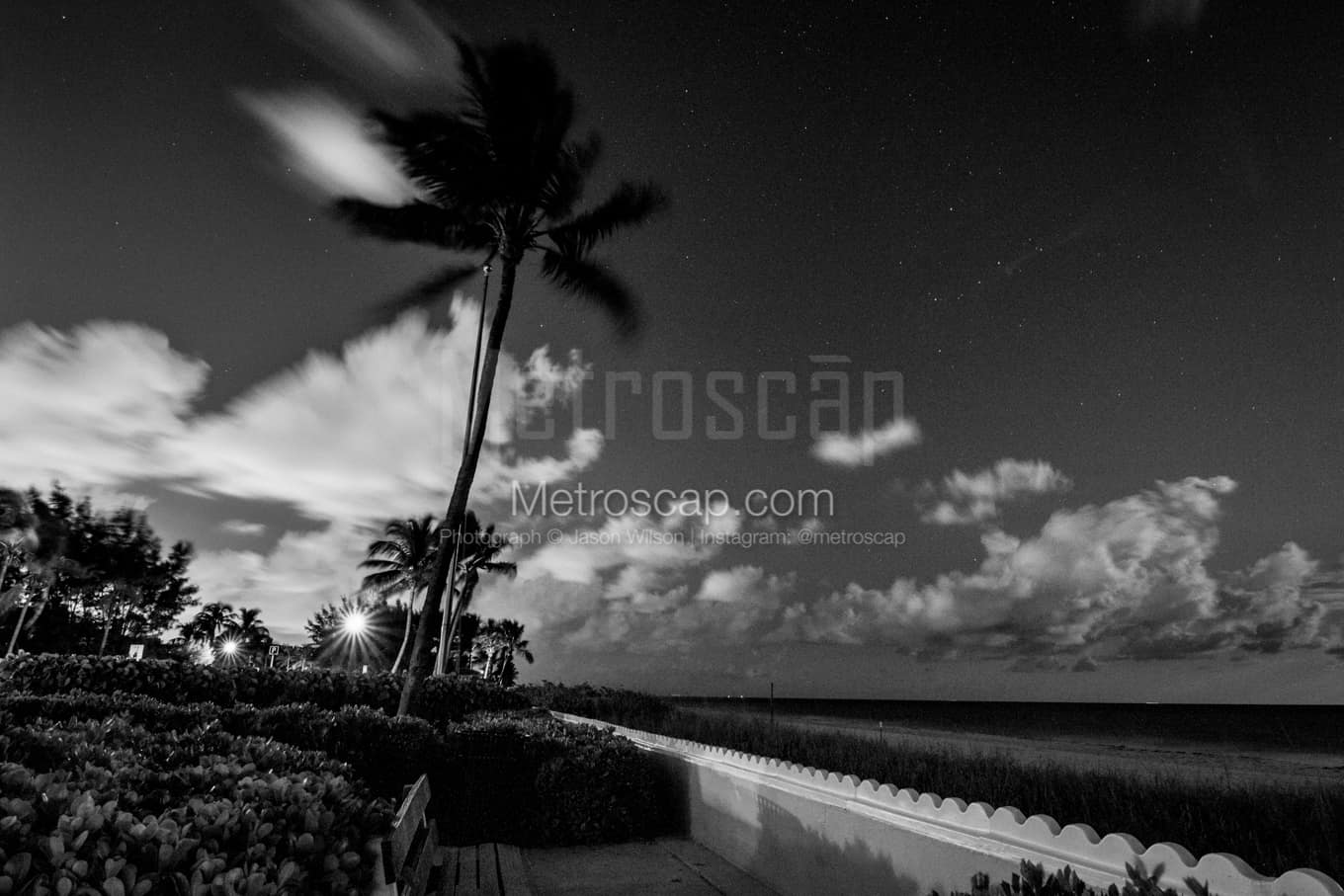 Black & White Palm Beach Architecture Pictures