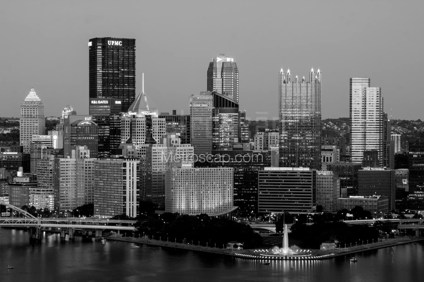 Black & White Pittsburgh Architecture Pictures