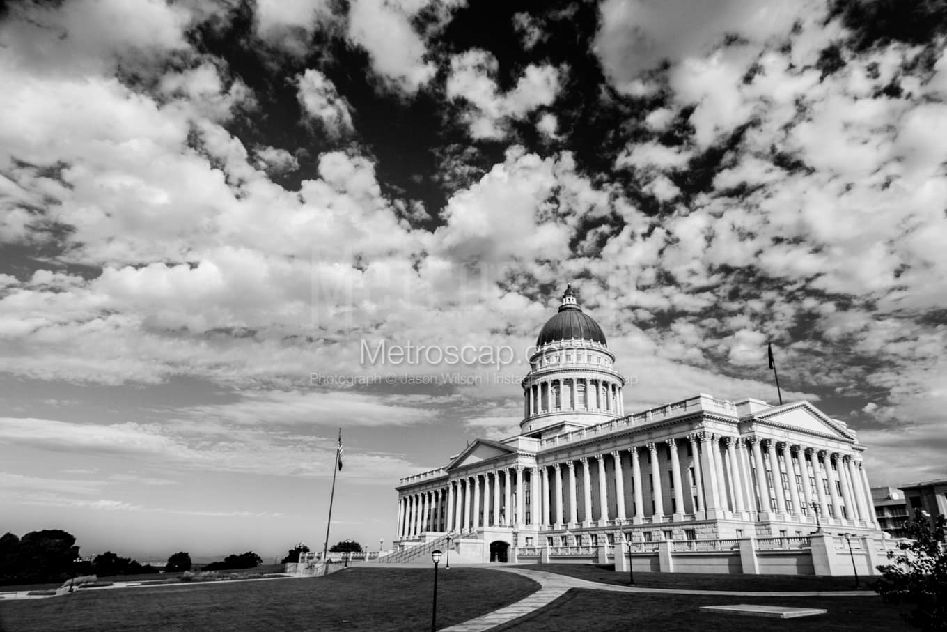 Black & White Salt Lake City Architecture Pictures