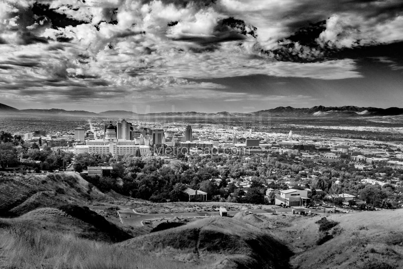 Black & White Salt Lake City Architecture Pictures