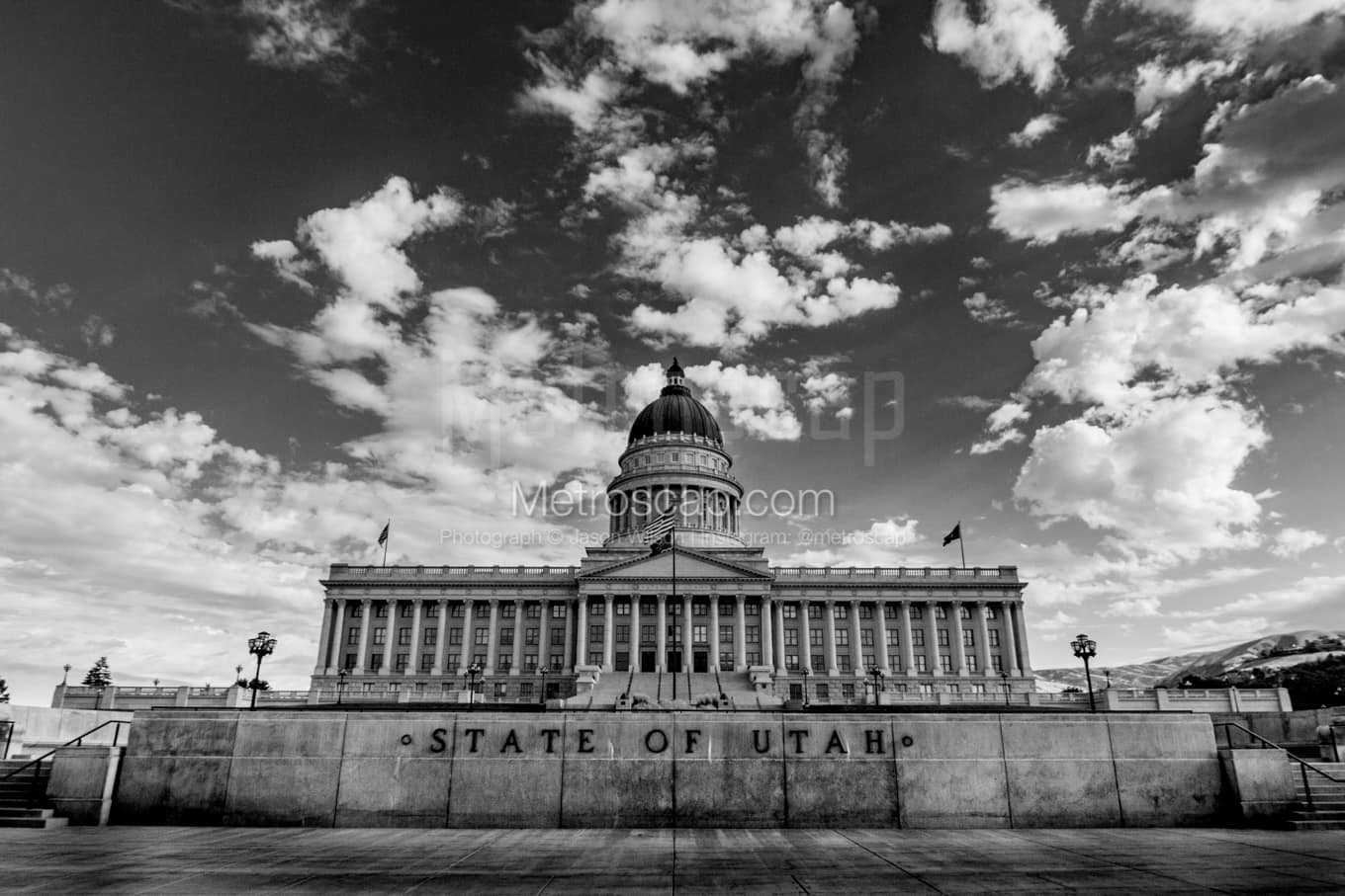 Black & White Salt Lake City Architecture Pictures