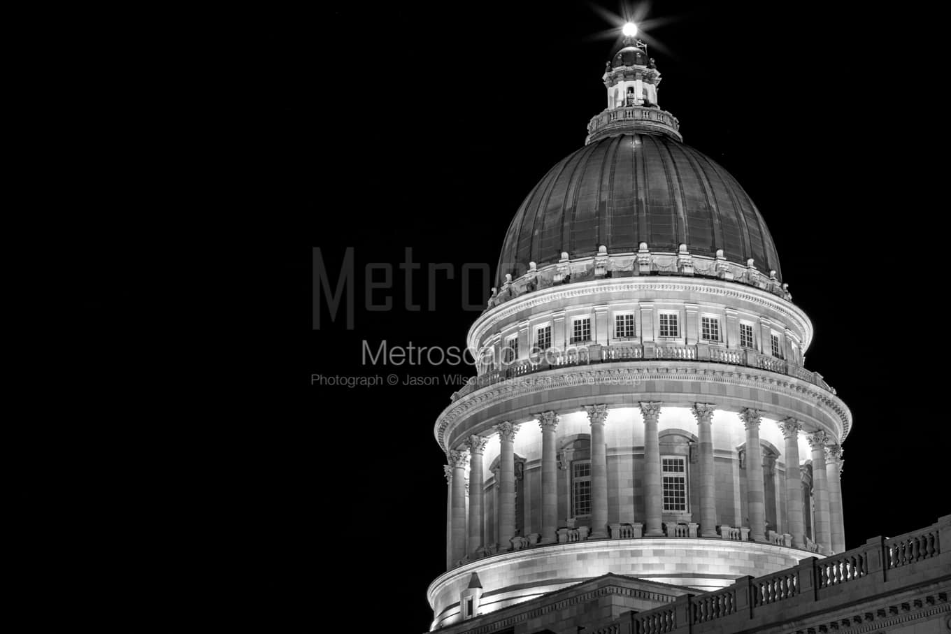 Black & White Salt Lake City Architecture Pictures