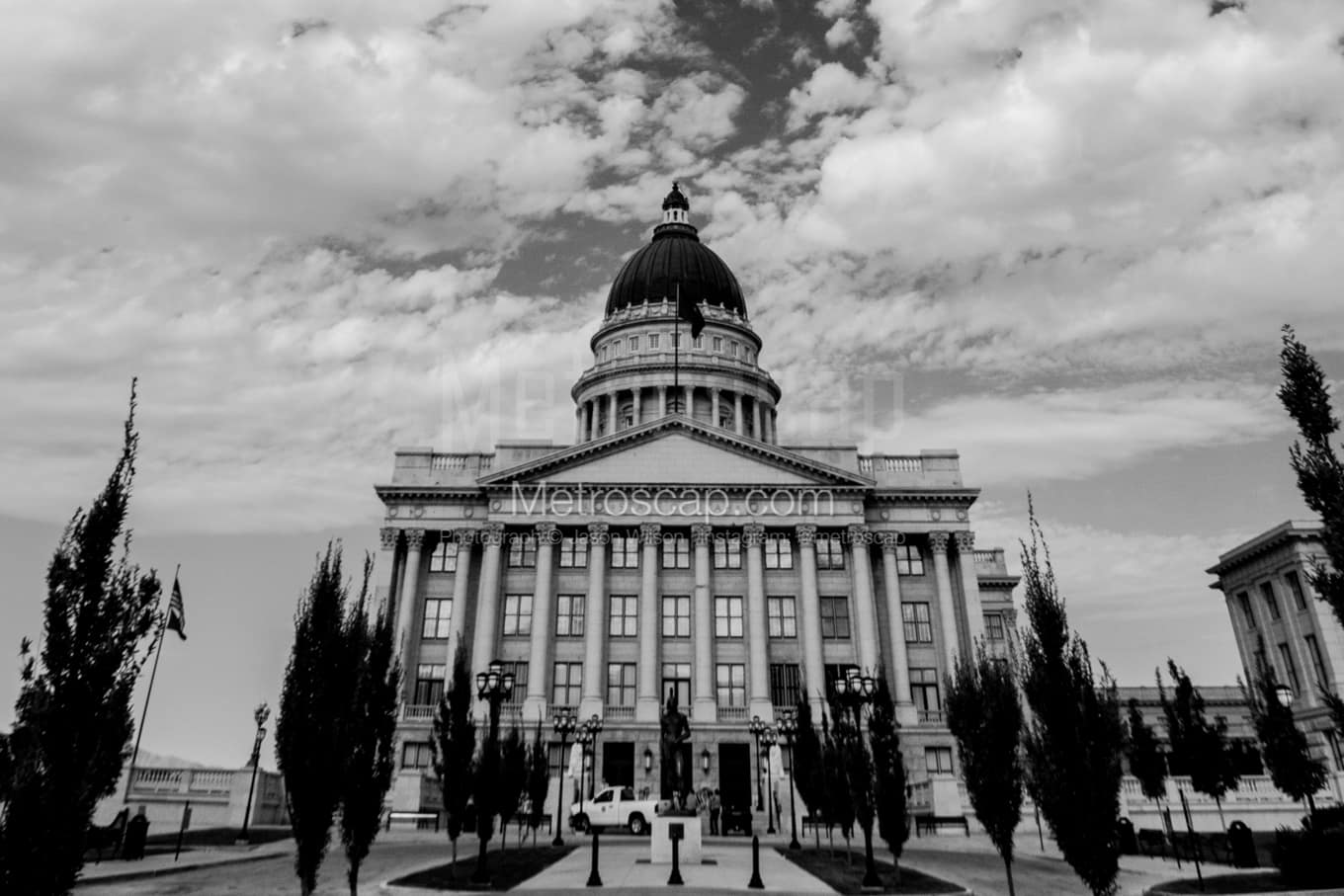 Black & White Salt Lake City Architecture Pictures