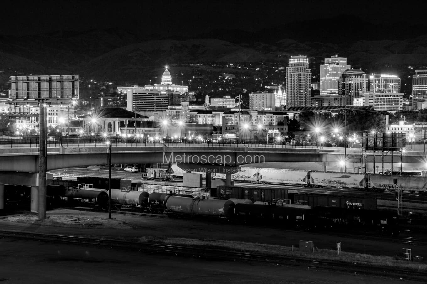 Black & White Salt Lake City Architecture Pictures