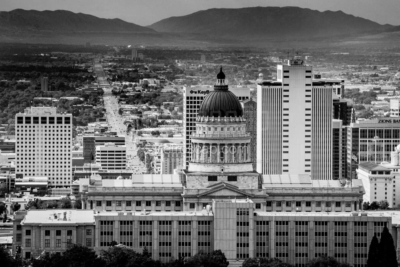 Black & White Salt Lake City Architecture Pictures