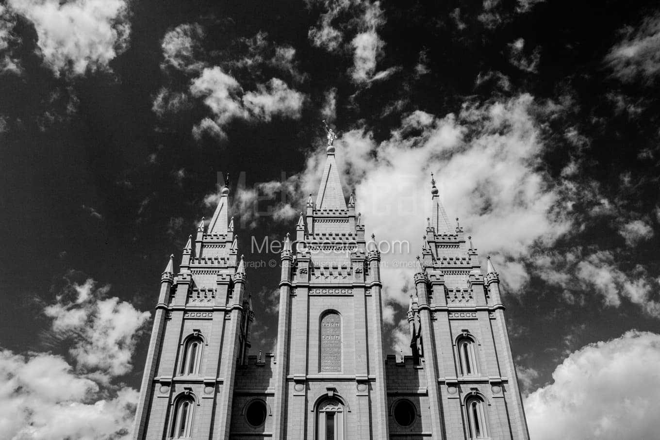 Black & White Salt Lake City Architecture Pictures