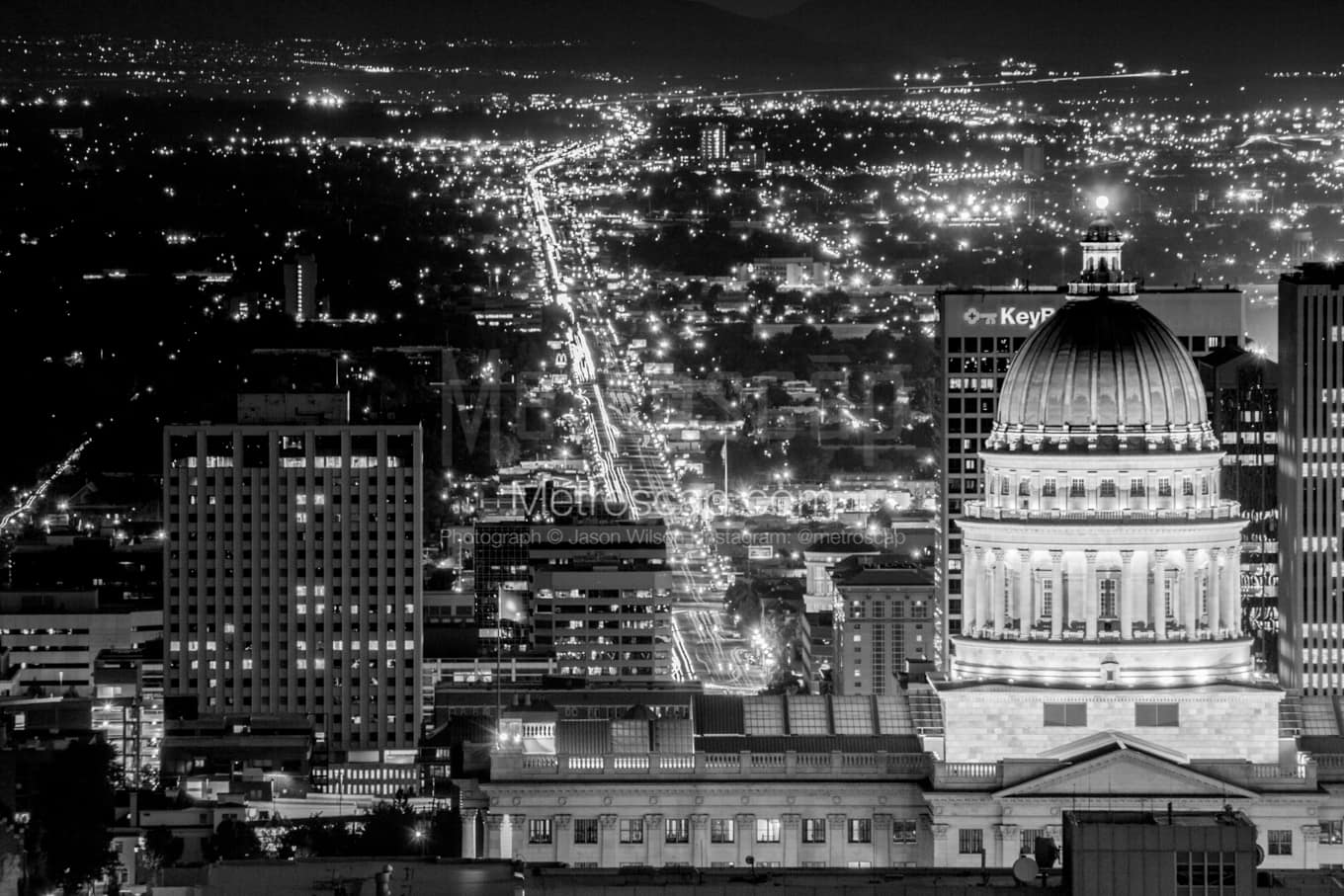 Black & White Salt Lake City Architecture Pictures