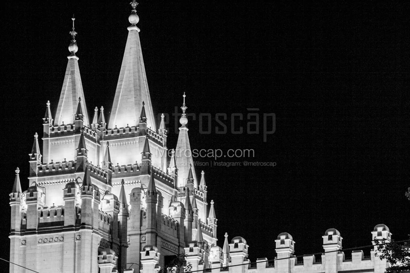 Black & White Salt Lake City Architecture Pictures