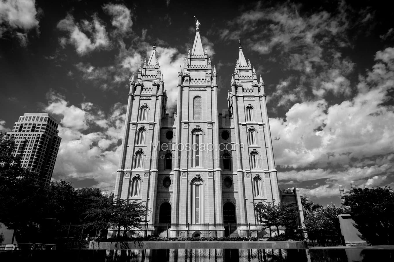 Black & White Salt Lake City Architecture Pictures